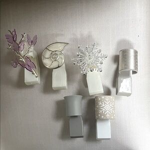 Bath & Body Works Decorative Wallflowers Set with Butterfly and Snowflake